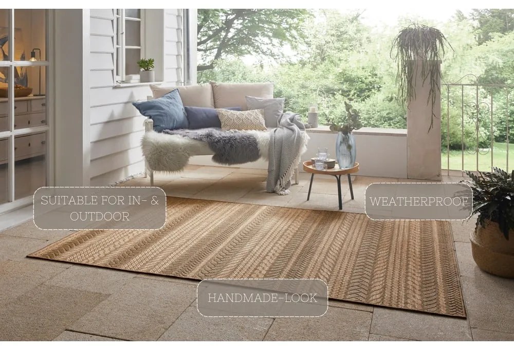 Кафяв външен килим , 200 x 290 cm Granado - NORTHRUGS