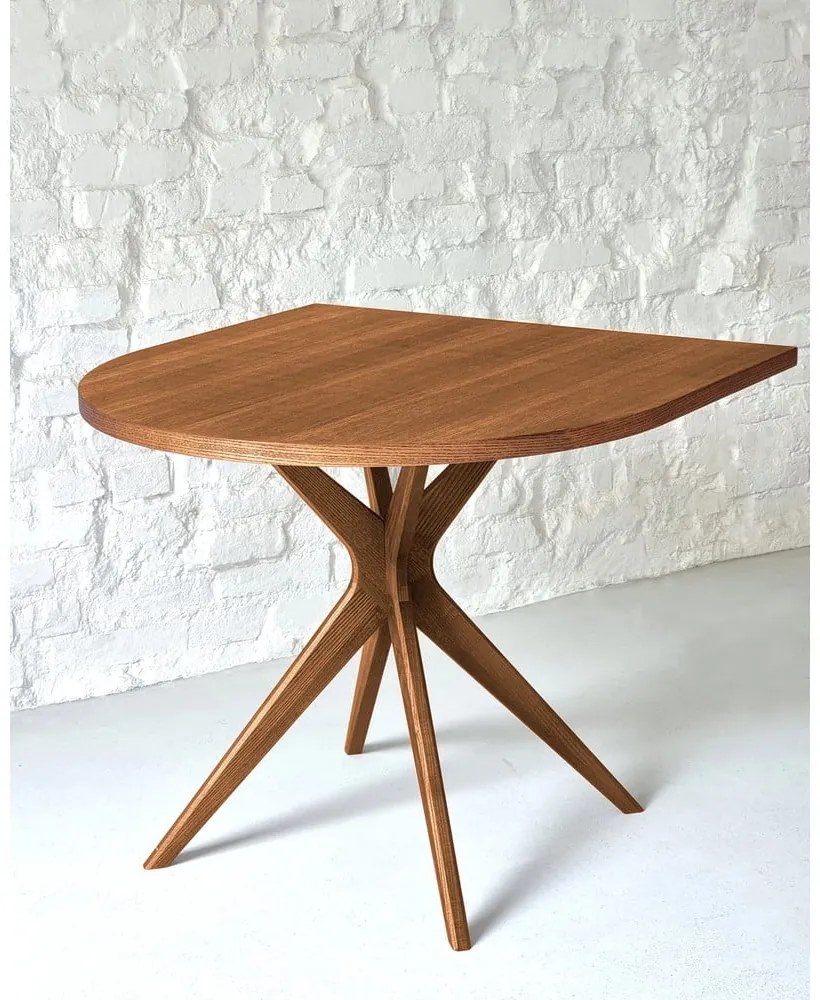 Трапезна маса от декор от дъб 90x90 cm Jubi – Ragaba