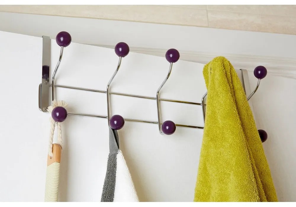 Метална закачалка за врата в цвят бордо-сребро 41 cm - Premier Housewares