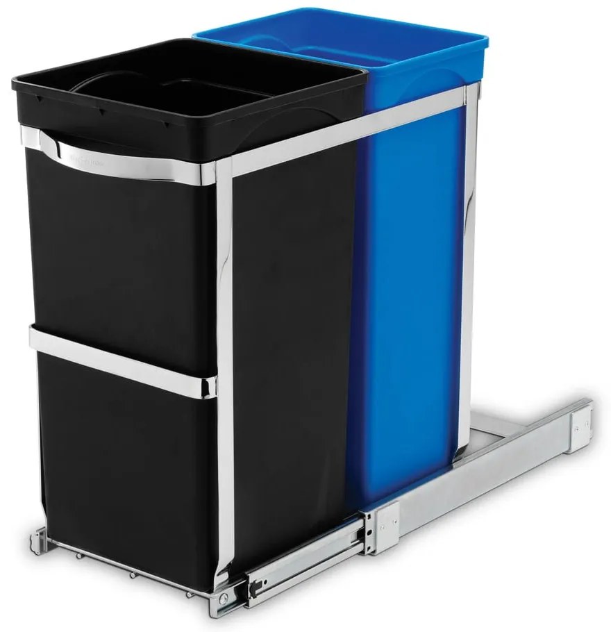 Пластмасов контейнер за отпадъци 35 л Dual - simplehuman