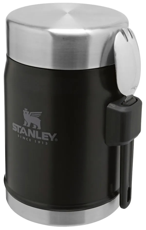 Черен термос за храна от неръждаема стомана 400 ml Legendary Classic Black – Stanley