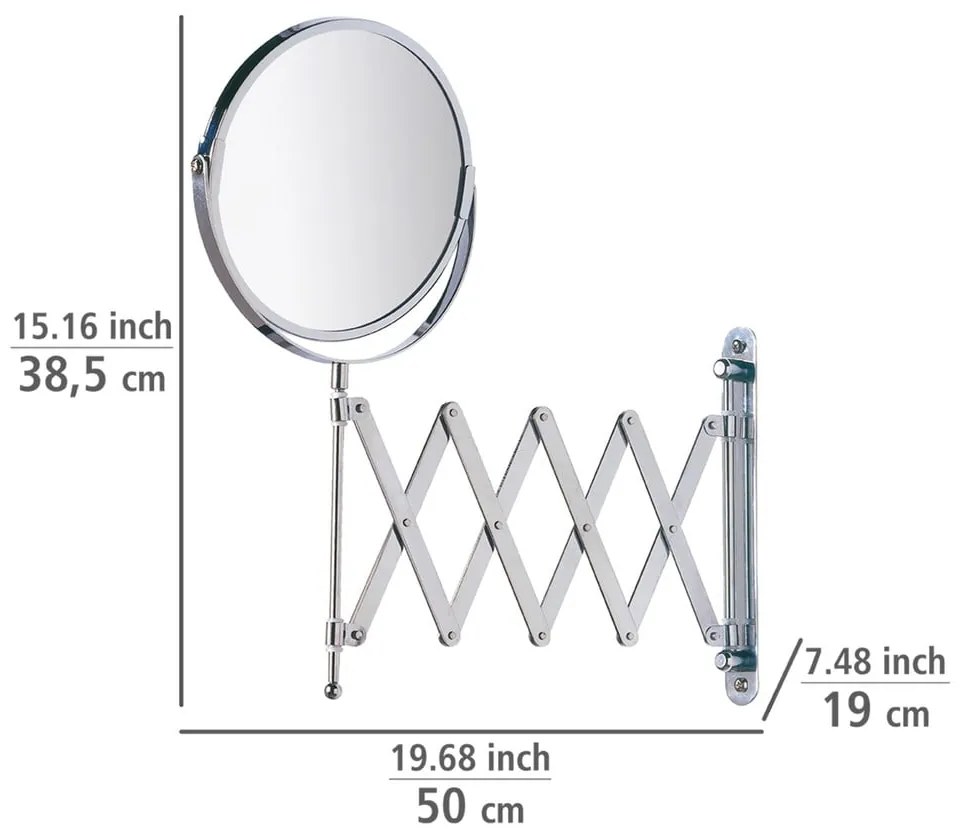 Козметично увеличително огледало (3x) ø 17 cm Exclusive – Wenko