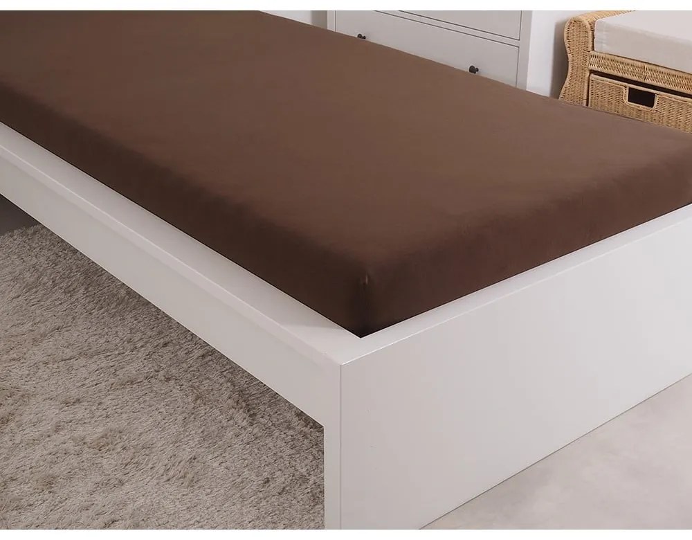 Тъмнокафяв чаршаф 180x200 cm - B.E.S.