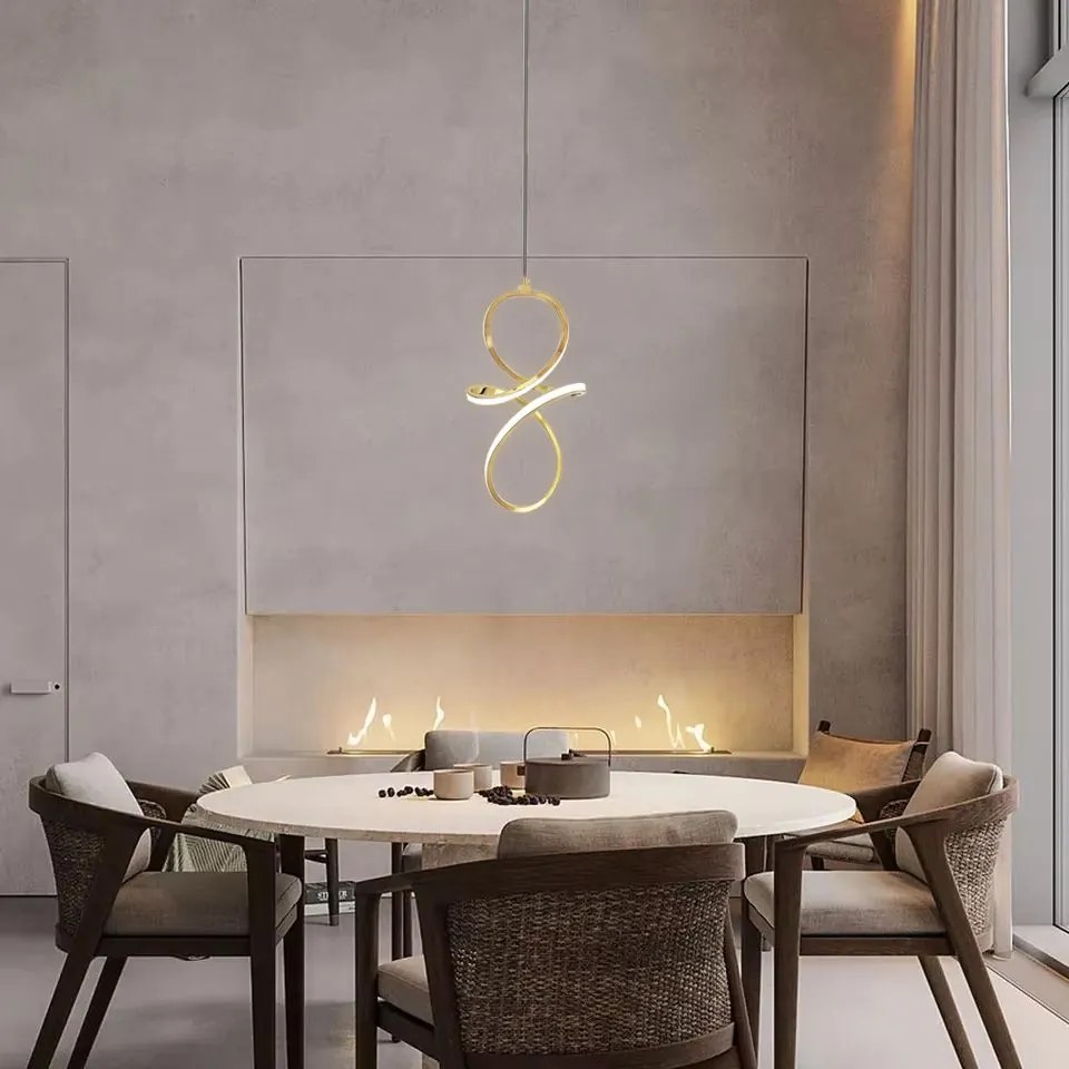 Висяща LED лампа LHJ091-1CP GOLD