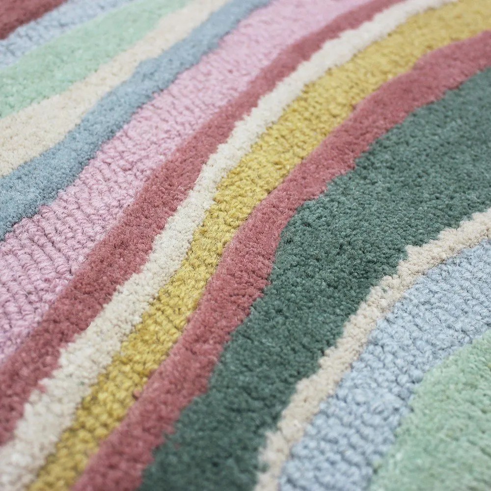 Ръчно изработен вълнен килим 120x170 cm Abstract Flow – Flair Rugs