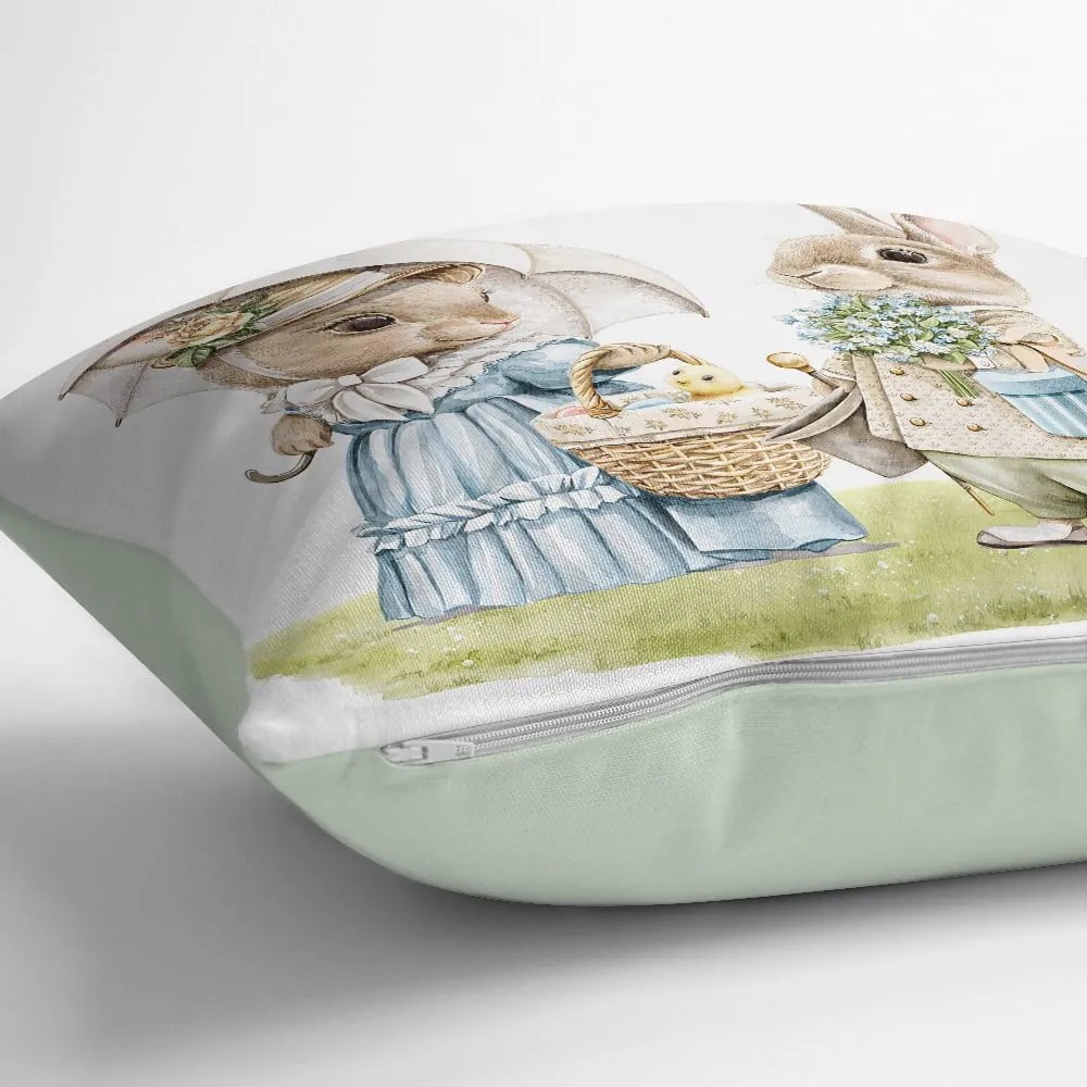 Калъфки за възглавници с великденски мотив в комплект 4 бр. 43x43 cm – Mila Home