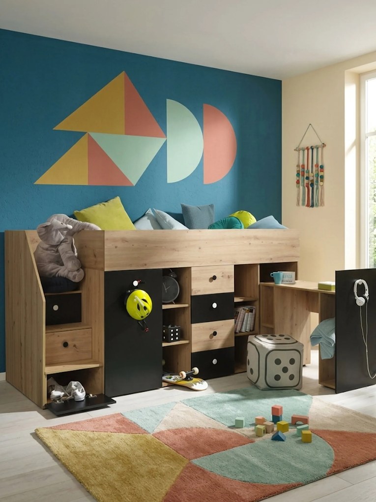 Многофункционално легло Smart III-Left-Mauro