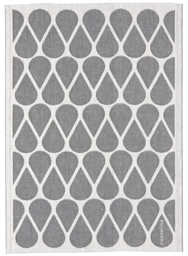 Кърпа за съдове със смес от лен 46x66 cm Otis Charcoal – Pappelina