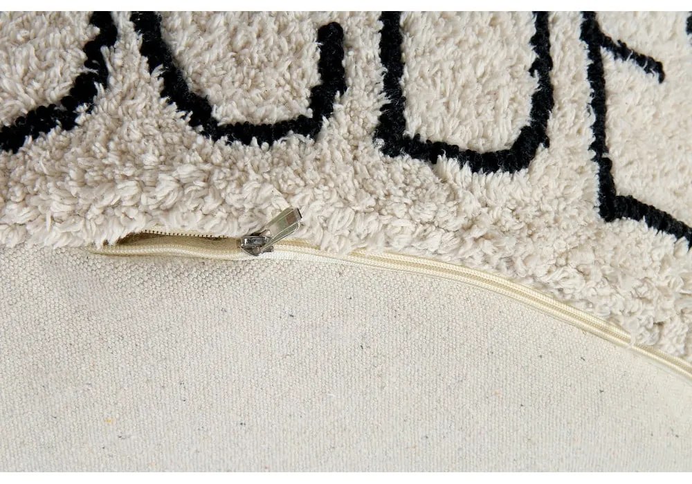 Кремав детски пуф ABC – Lorena Canals