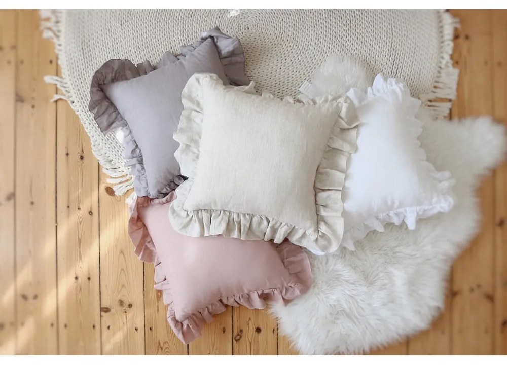 Бебешка калъфка за възглавница White Frill - Moi Mili