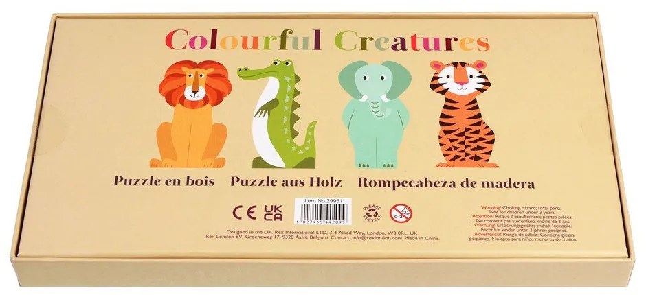 Пъзел Colourful Creatures - Rex London