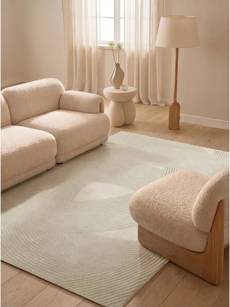 Кремав вълнен килим 200x300 cm Kensington Victoria – Ted Baker