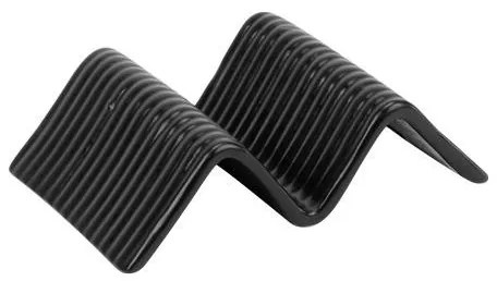 Horecano - Street Food-Стойка за тако единична 14.9x10.4xh4.5cm BLACK (79590TA) - 015251