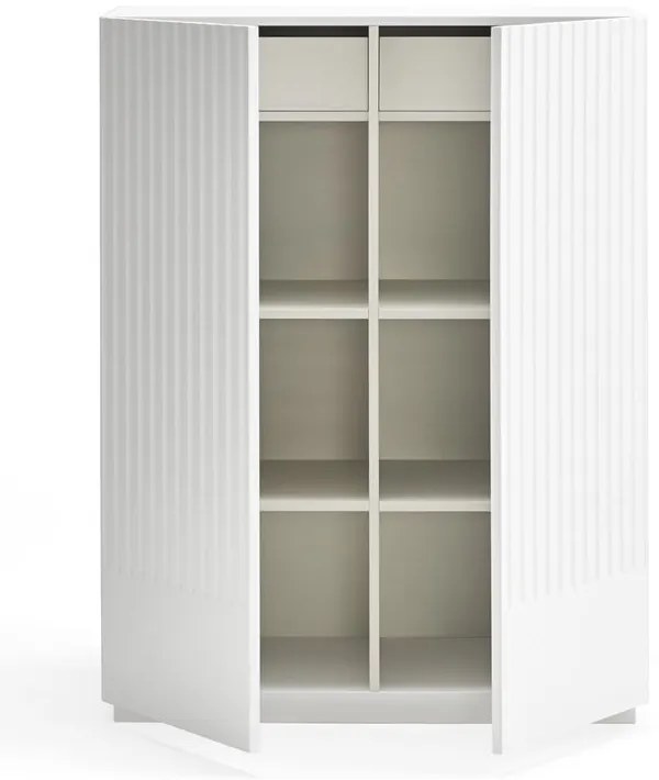 Бял скрин с чекмеджета , ширина 92 cm Doric - Teulat