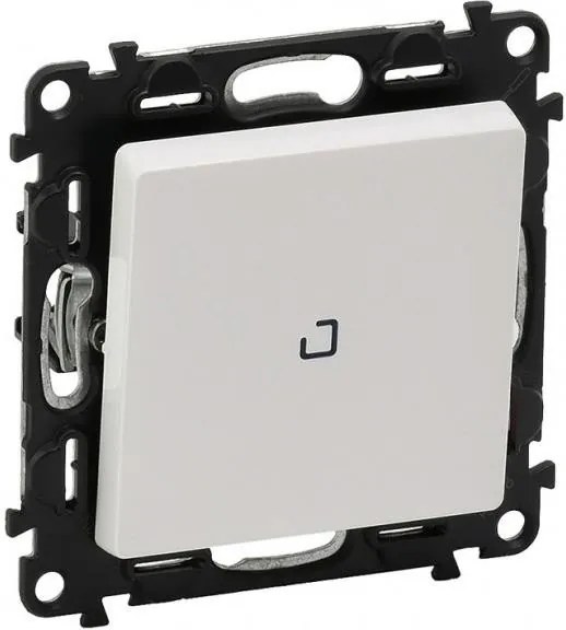 Legrand Кръстат ключ с подсветка LED 0.15мА цвят бял Valena Life  - 752148