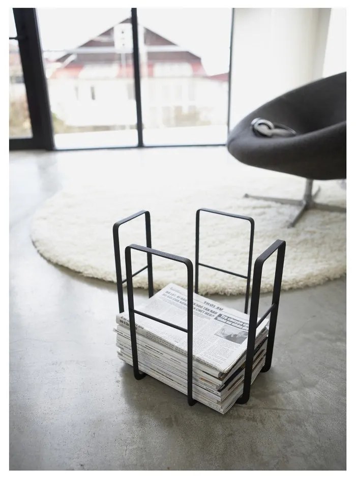 Черна стойка за вестници Tower - YAMAZAKI