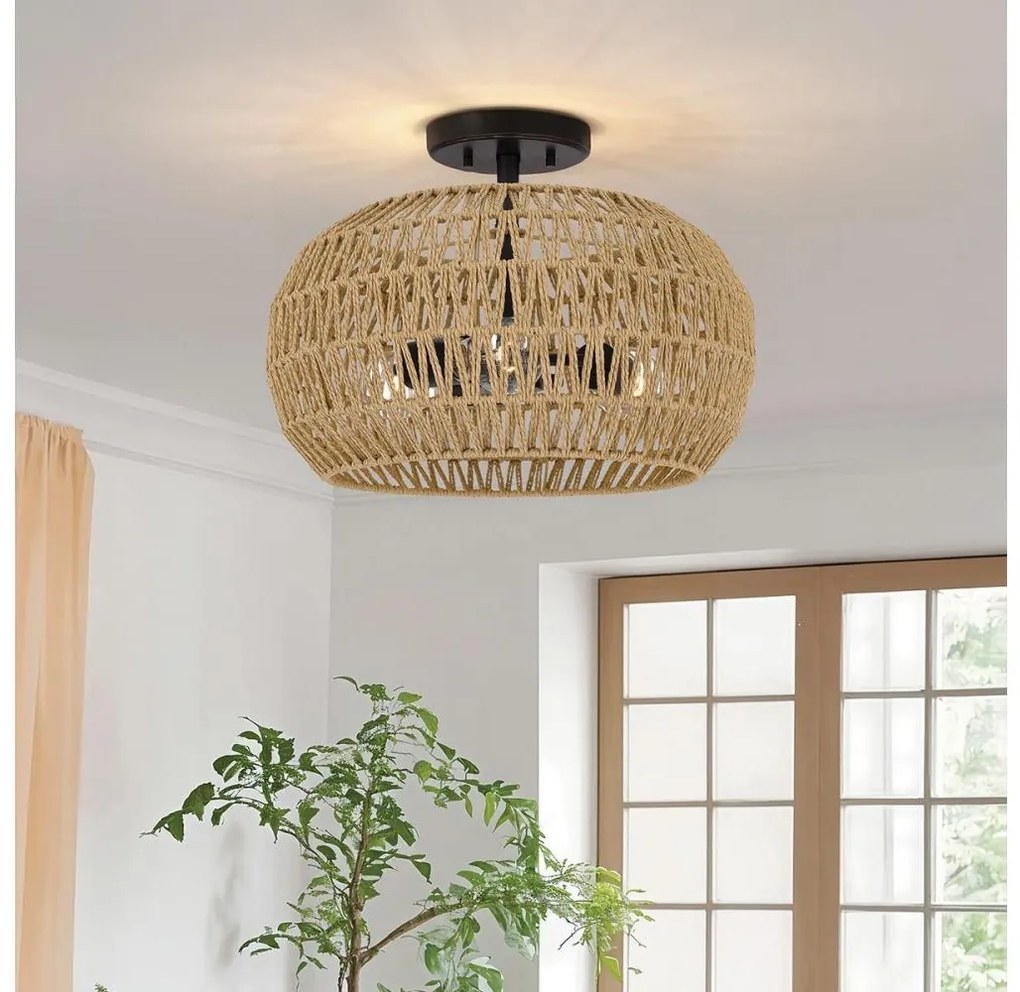 Quoizel QZ-CASABLANCA-3SF-PBZ - Таванно осветително тяло CASABLANCA 3xE27/60W/230V