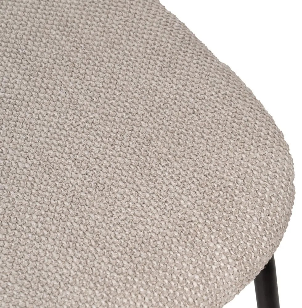 Кафяви и кремави трапезни столове в комплект от 4 броя Moe - Ixia