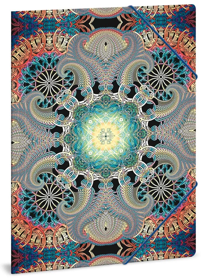 Ars Una - Папка с ластик А4 Mandala Line (5116) 21