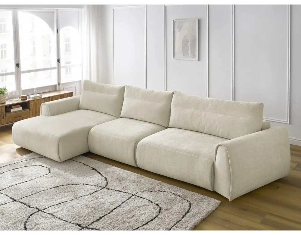 Бежов ъглов диван Aden – Bobochic Paris