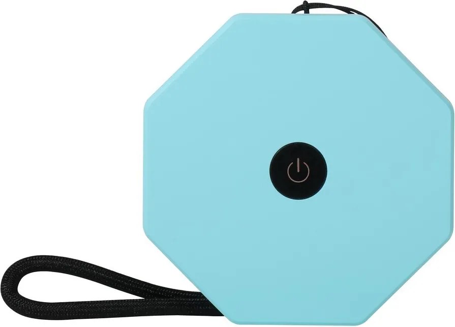 Бяла/тюркоазена преносима светлинна декорация с USB ø 8 cm Twist – Gingko