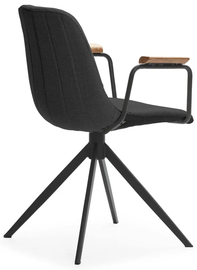 Черни трапезни столове в комплект от 2 бр. Tali – Marckeric