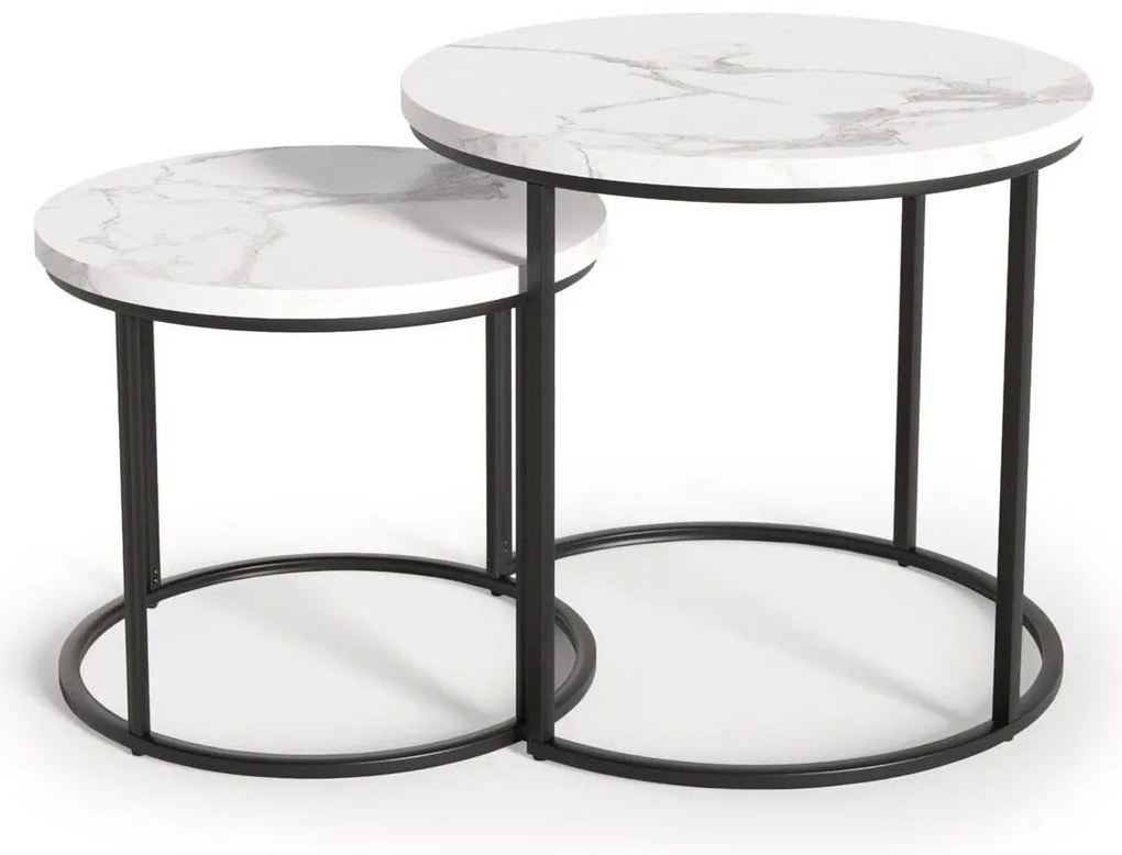 Комплект странични холни маси Ergo-Leuko Marmaro