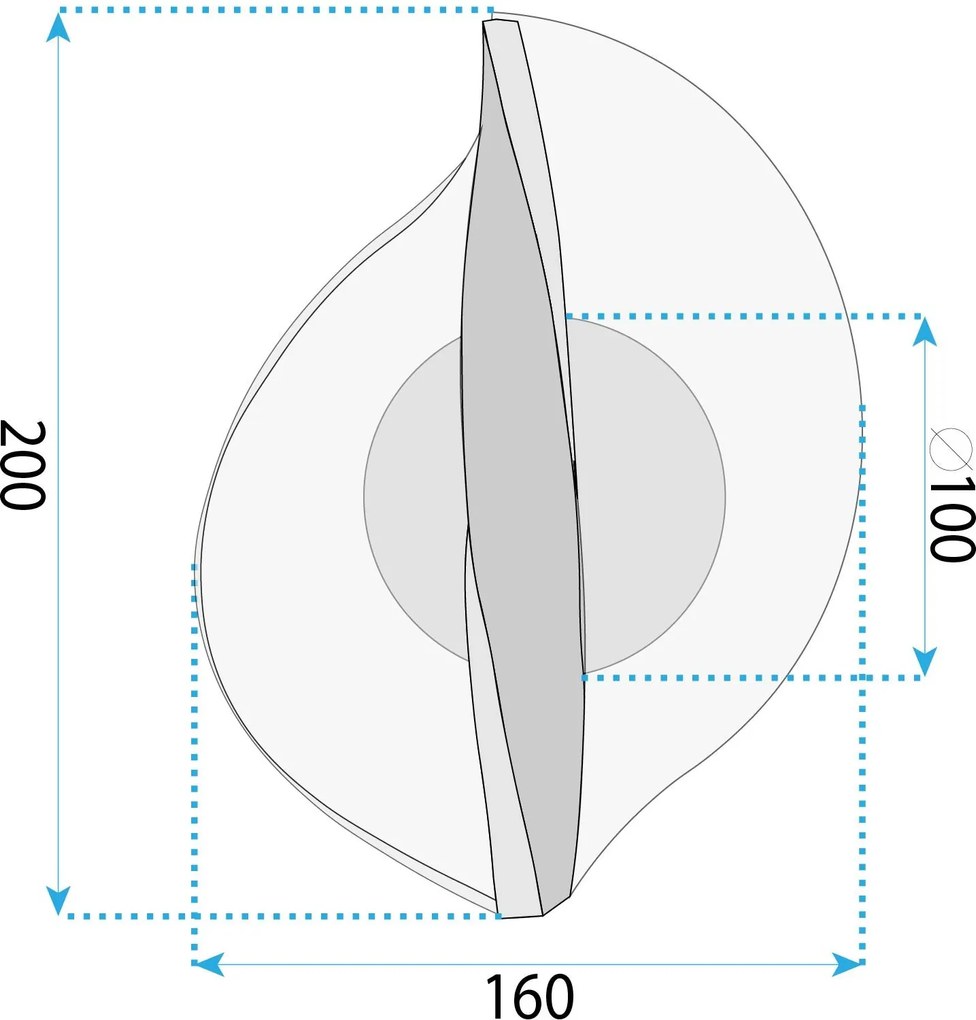 Аплик LED G128-W Gold