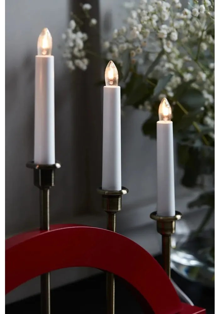 Червена коледна светлинна украса Bridge – Markslöjd