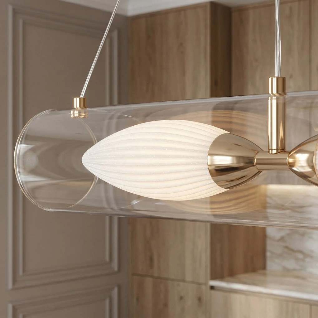 ВИСЯЩА ТАВАННА ЛАМПА G152-2CP GOLD