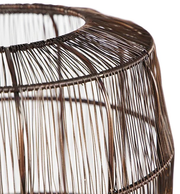 Модерна подова лампа триножник мед - Redo