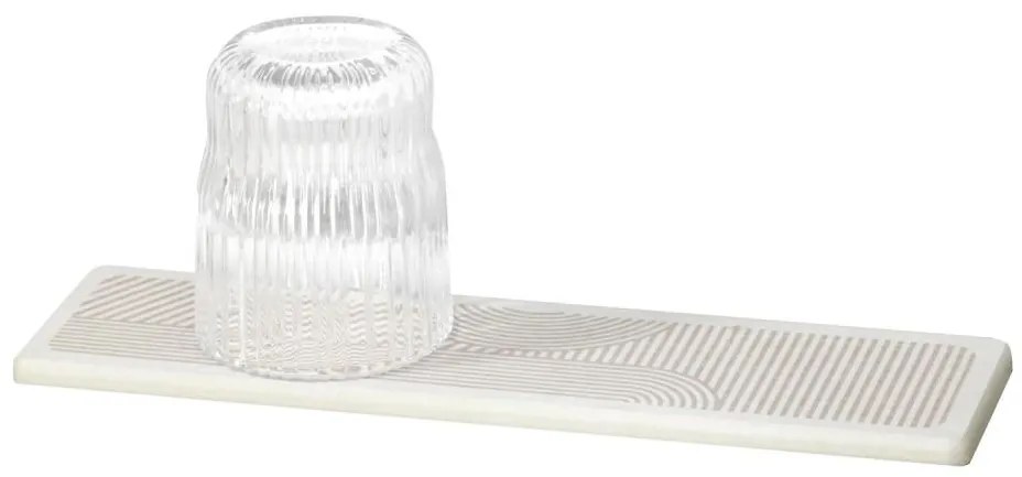 WENKO 54956100 - Подложка за оттичане DAMON 30x8 cm бежова