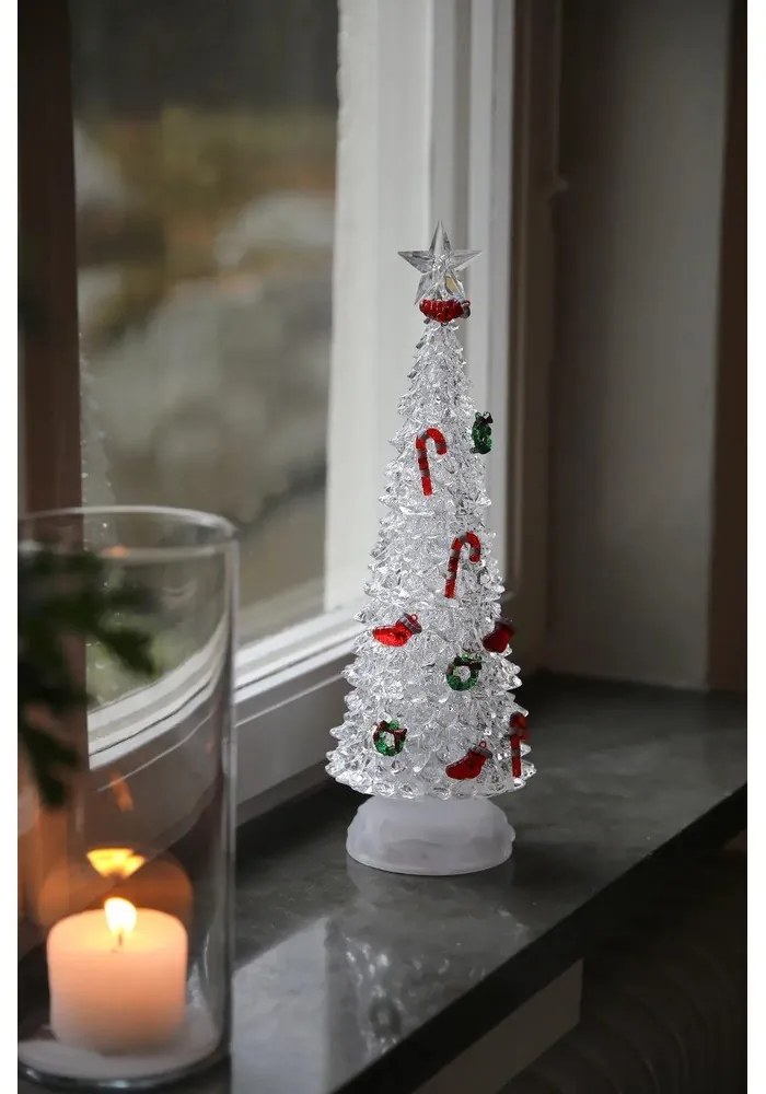 Бяла коледна светлинна украса ø 12 cm Bro – Markslöjd