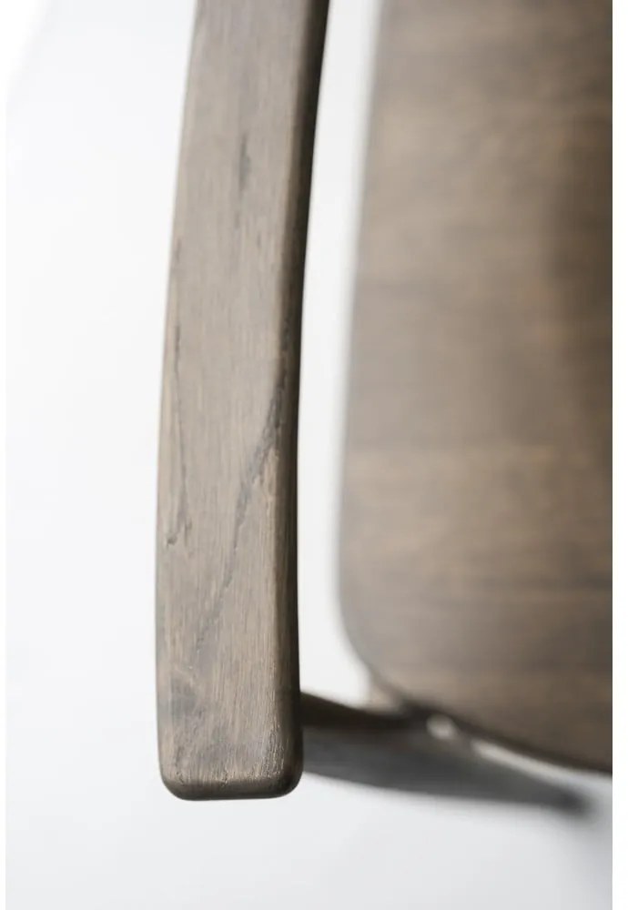 Тъмнокафяв трапезен стол от масивен дъб Maidstone – Rowico