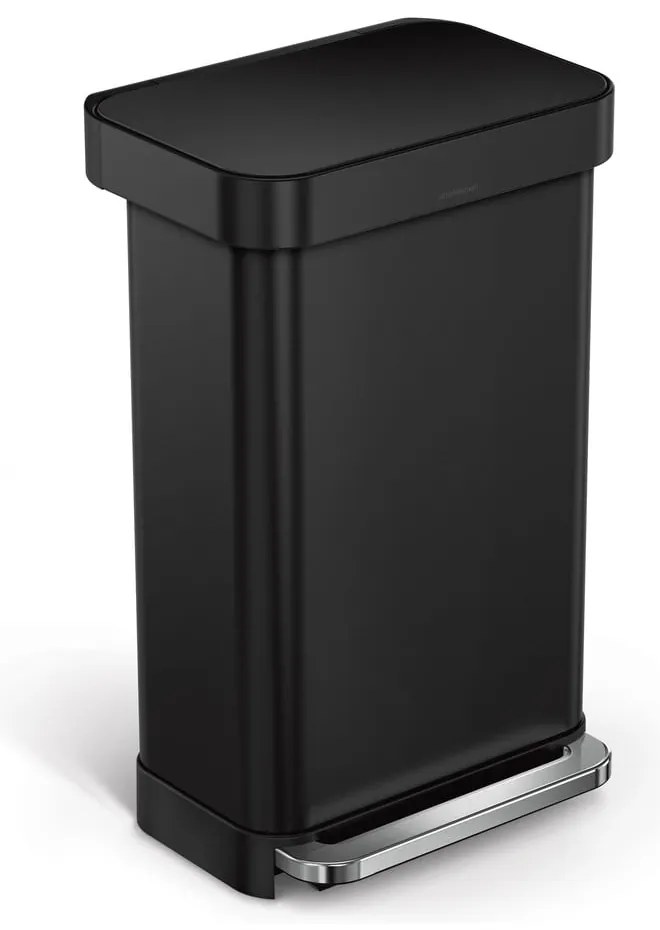 Стоманен кош за отпадъци с педали 45 л - simplehuman