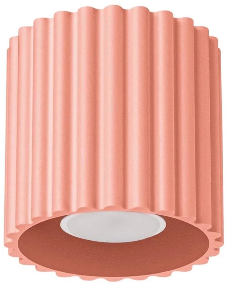 Sollux SL.1824 - Точково осветително тяло AURA 1xGU10/10W/230V 10 см розово