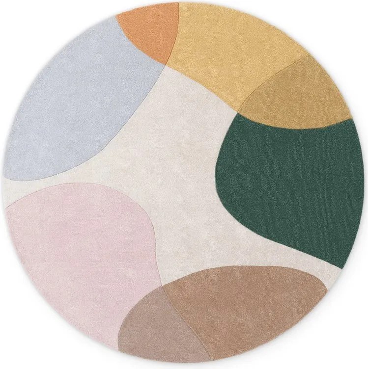 Ръчно изработен вълнен кръгъл килим ø 200 cm Hackney Clarissa – Ted Baker