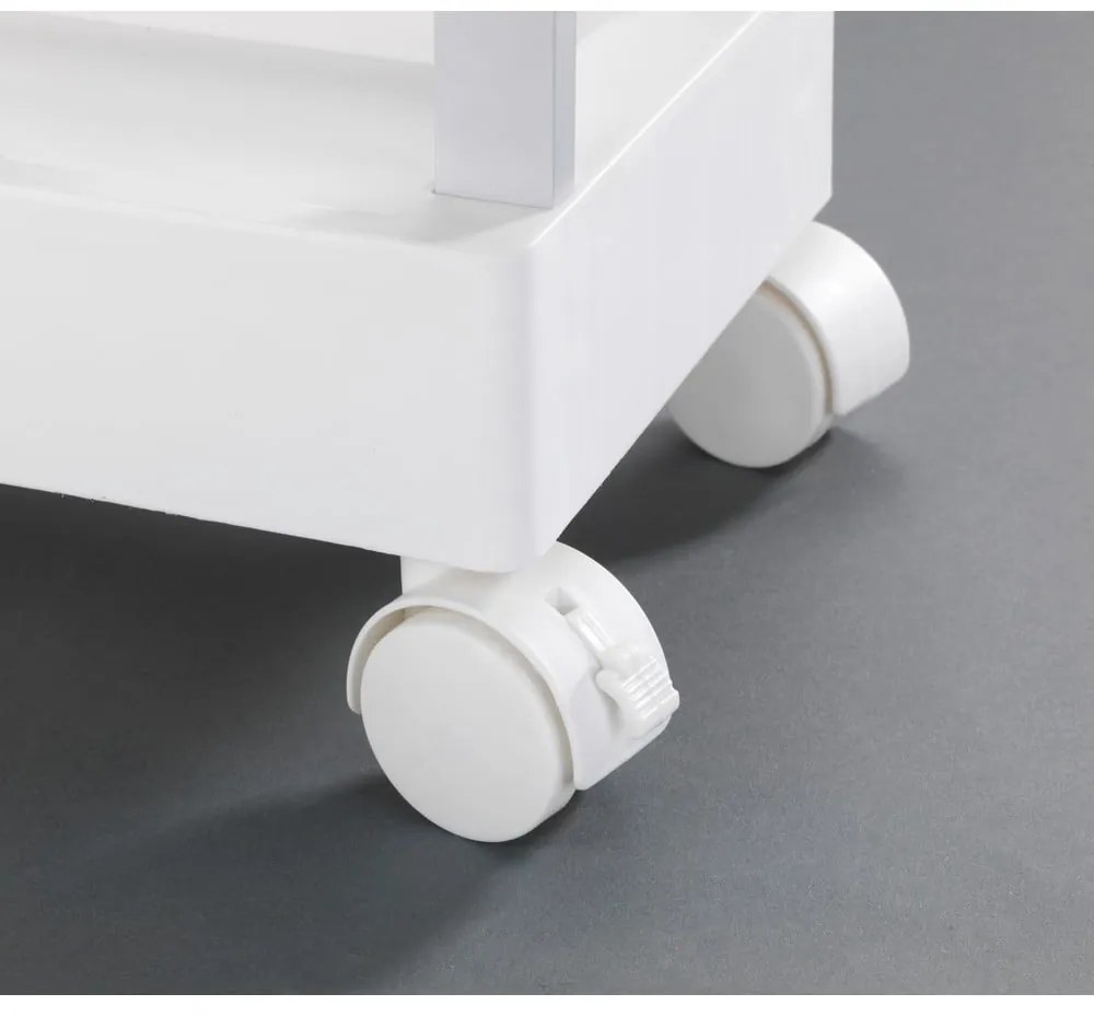 Бял пластмасов подвижен рафт 45x80 cm Mino - Wenko