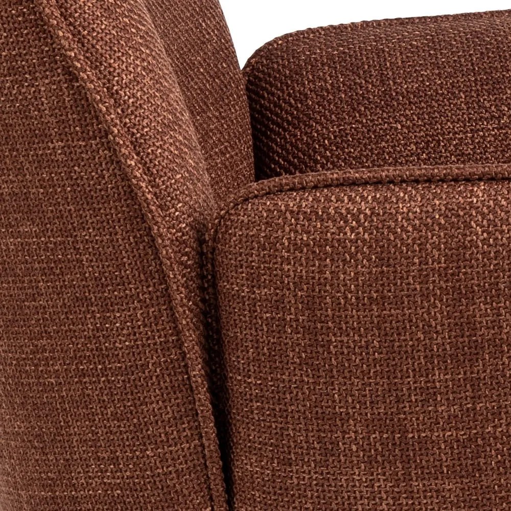 Тапицирани трапезни столове в комплект с подлакътници 2 бр. в тухлен цвят Glenda – Actona