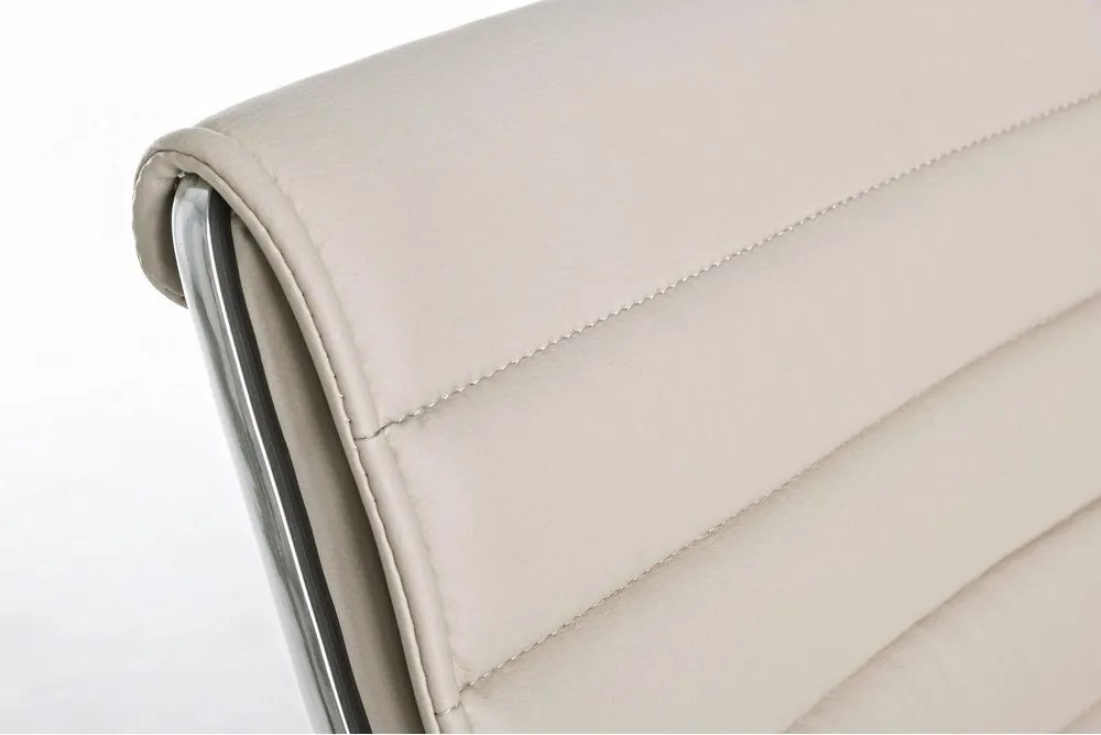 Кафяво-сив офис стол от имитация на кожа Perth – Yes Everyday