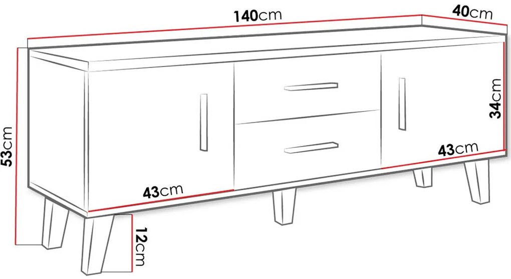 TV шкаф Lotta IV