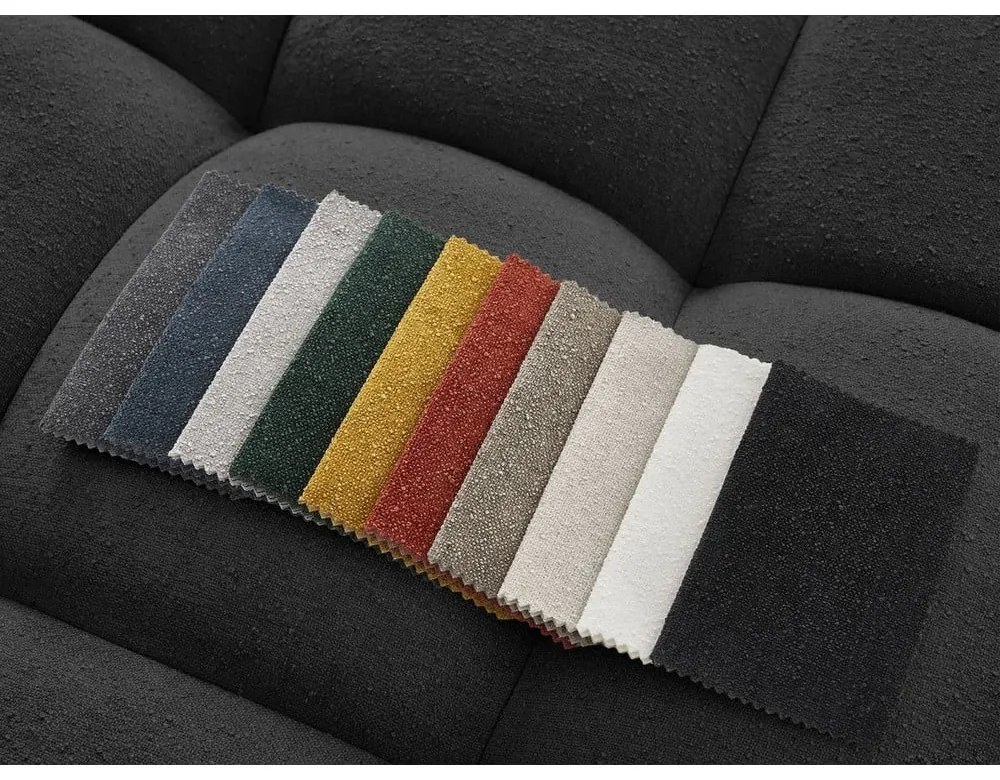 Черна шенилова табуретка Everest – Bobochic Paris