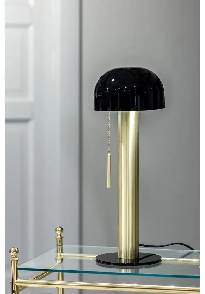 Настолна лампа в черно и златисто (височина 46 см) Costa - Markslöjd