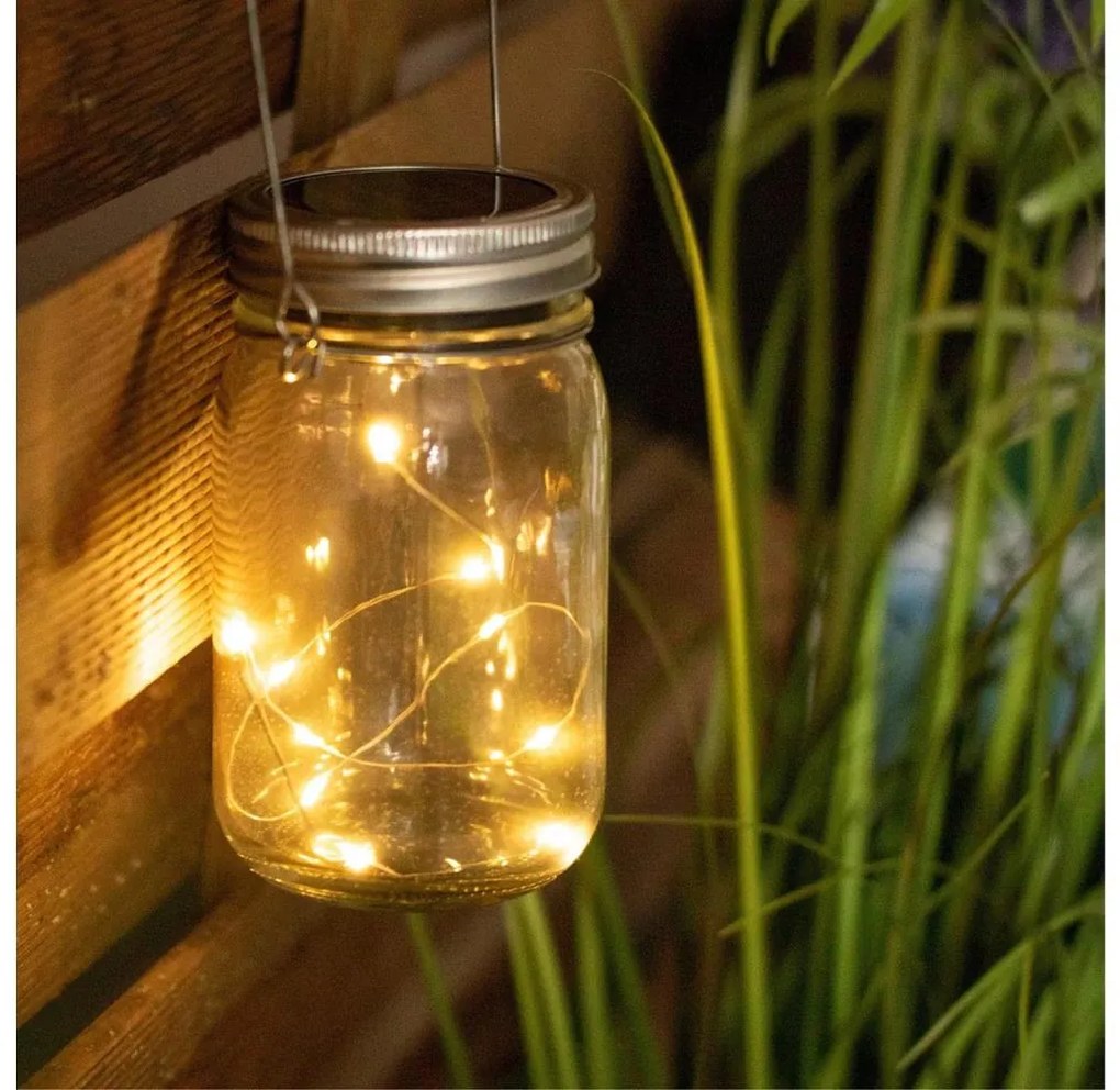 LED Соларна лампа JAR LED/1,2V 600 mAh IP44