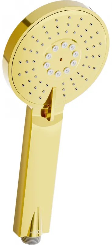 Mexen R-40 3-функционална душ глава, златна - 79540-50
