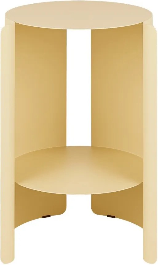 Стоманена кръгла странична масичка ø 32 cm Wa – noo.ma