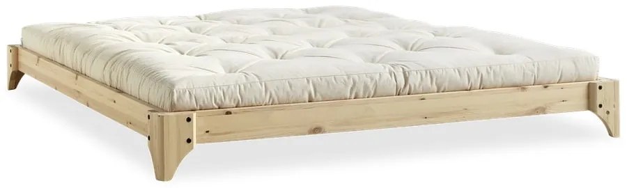 Двойно легло от борова дървесина с решетка 180x200 cm Elan - Karup Design