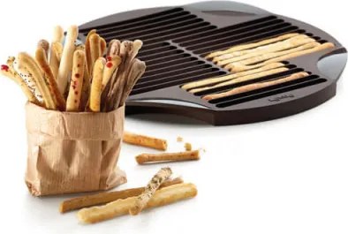 Форма за печене на солети и гризини Lekue 1009038, 240 мл, До 30 солети, Ø25x1.9 см, -60 до +220C, Кафяв