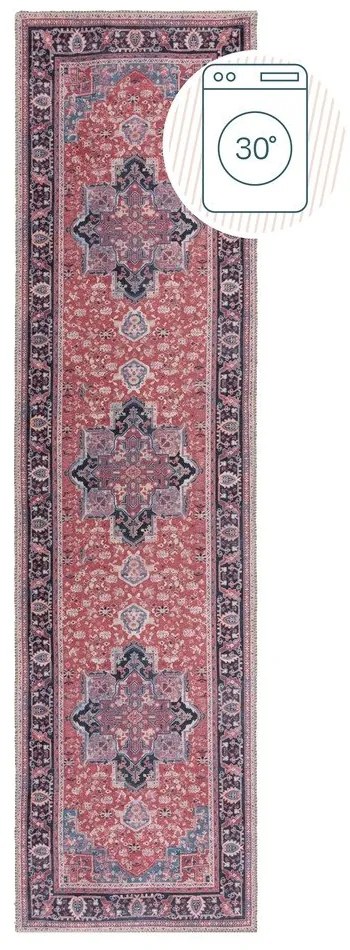 Бордо пътека със смес от рециклирани влакна подходяща за пране 60x230 cm Windsor – Flair Rugs