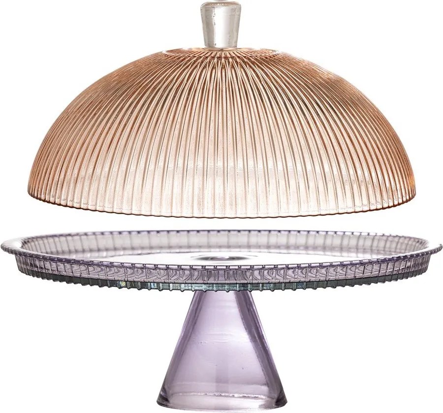 Стъклен поднос с капак Tayo – Bloomingville